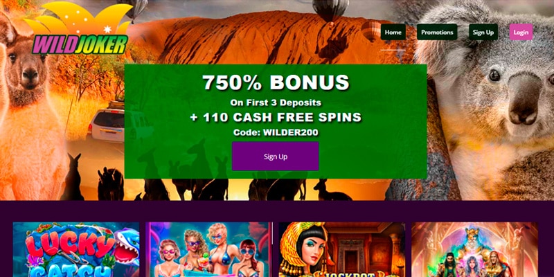 Landing page casinos nice note