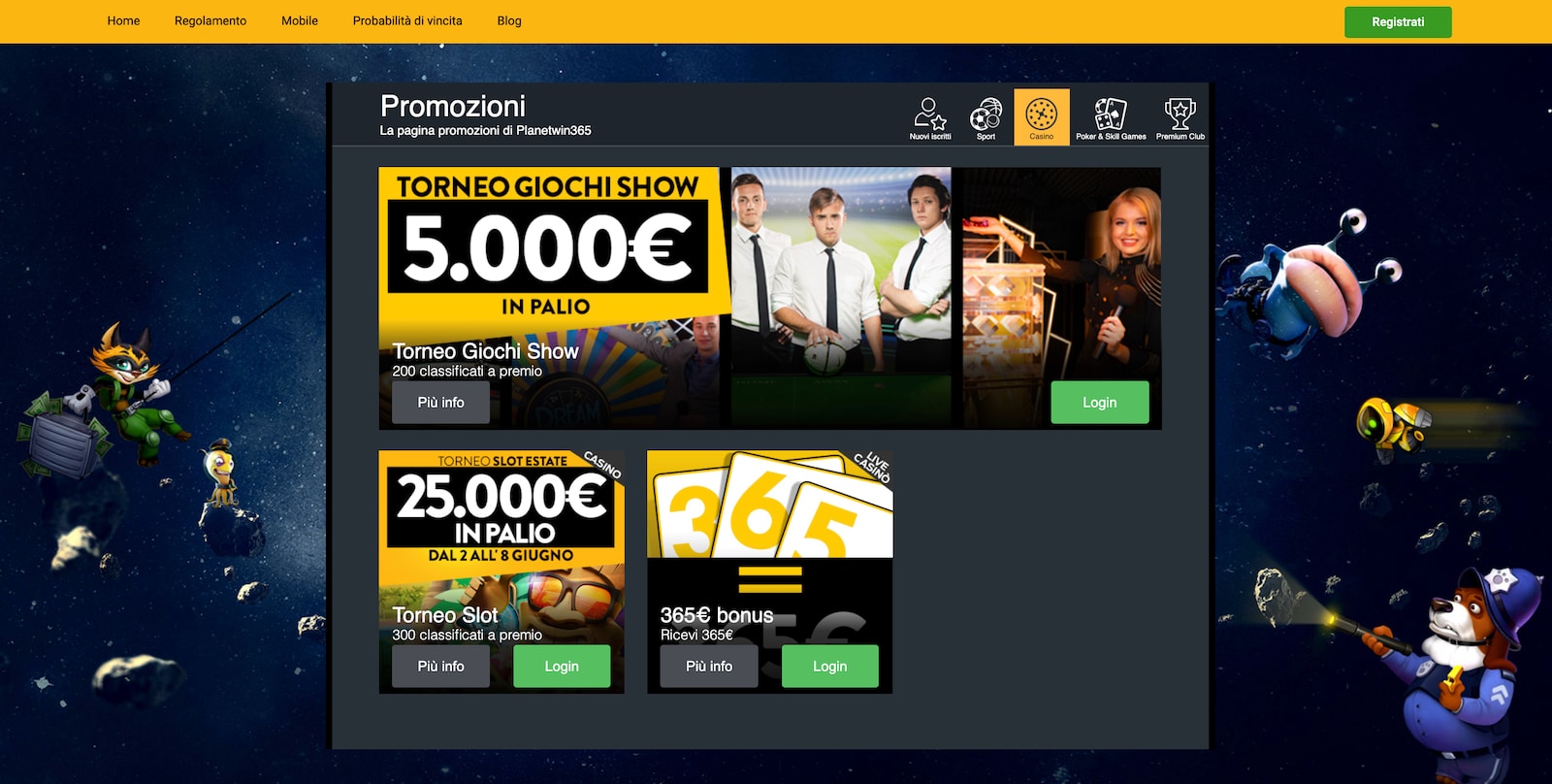 planet win 365 bonus