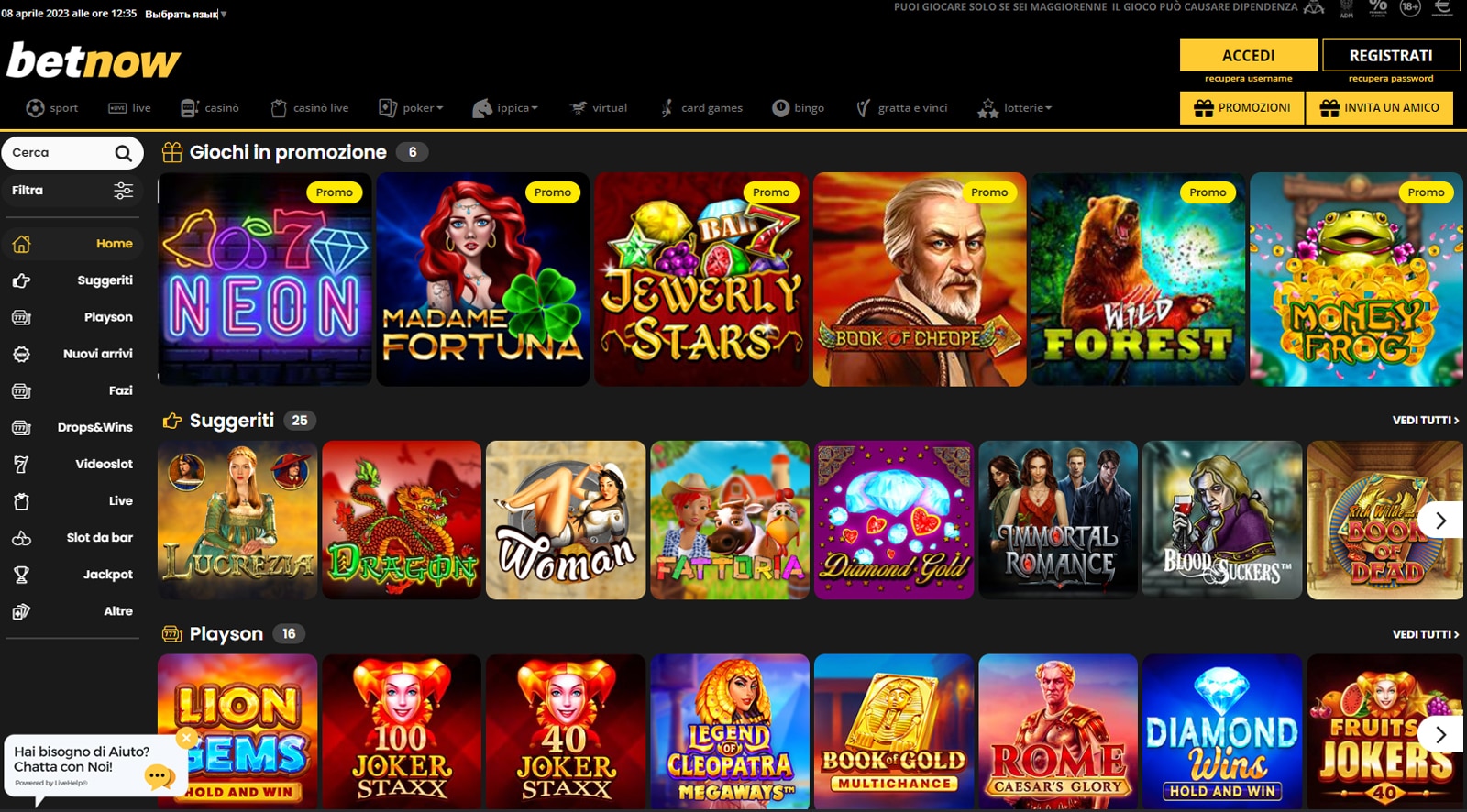 Betnow casino