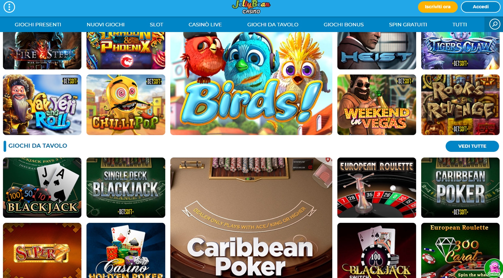 jelly bean casino recensione