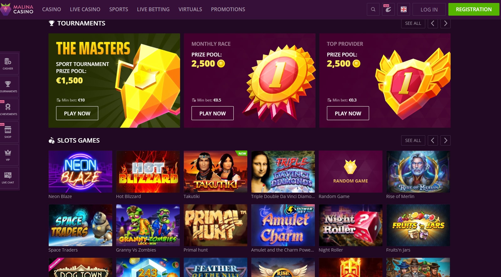 malina casino recensione