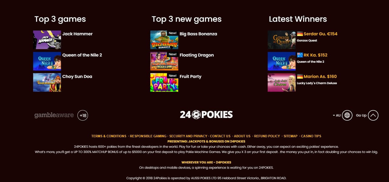 24 Pokies casino