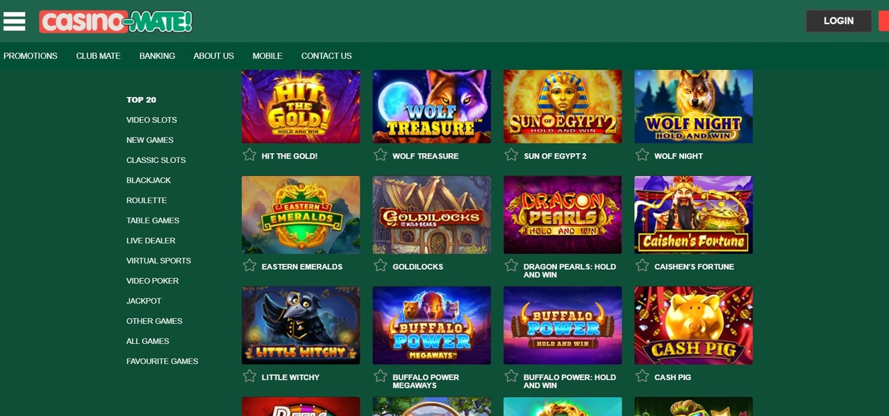 casino mate no deposit bonus