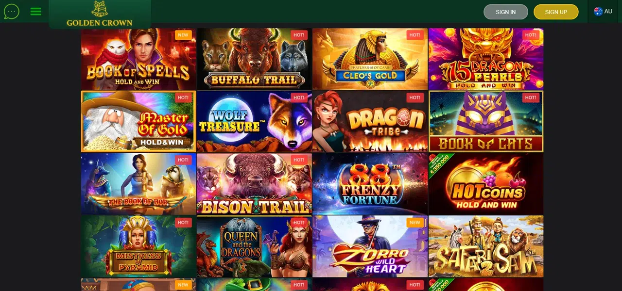 golden crown casino no deposit bonus