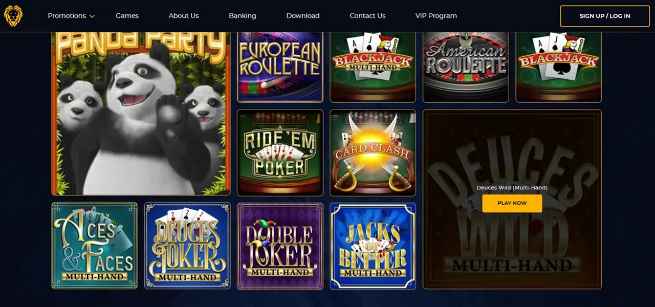 golden lion online casino