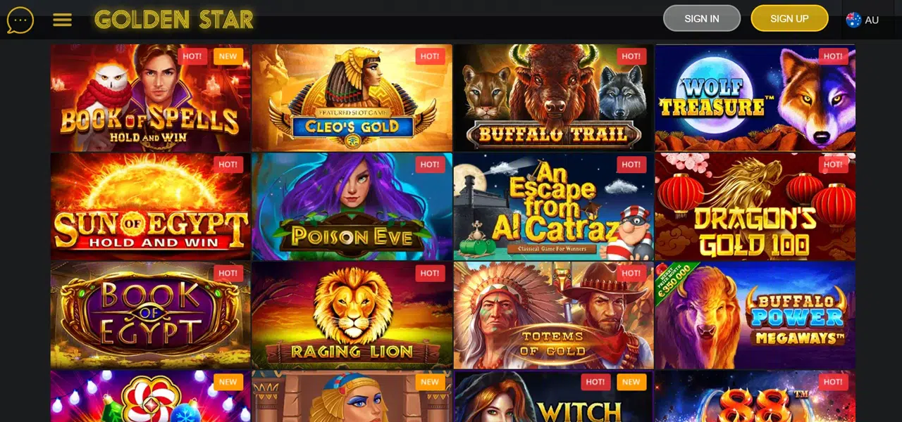 golden star online casino