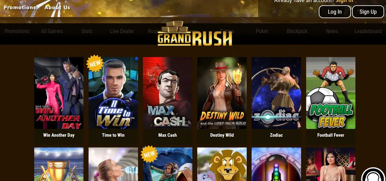 grand rush casino review