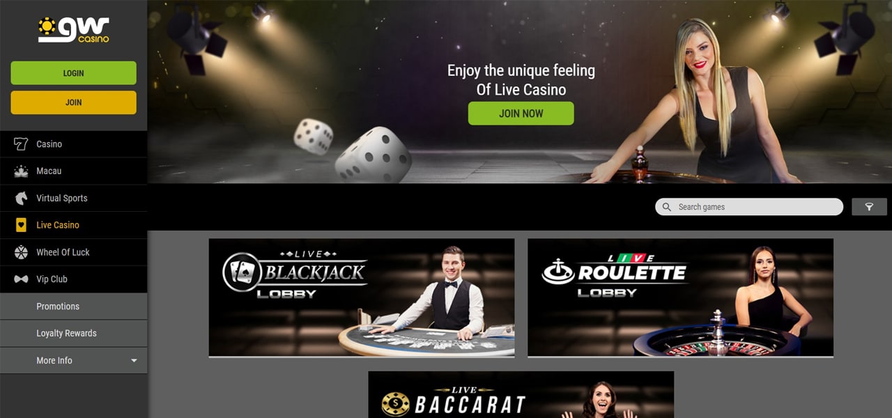 gw online casino