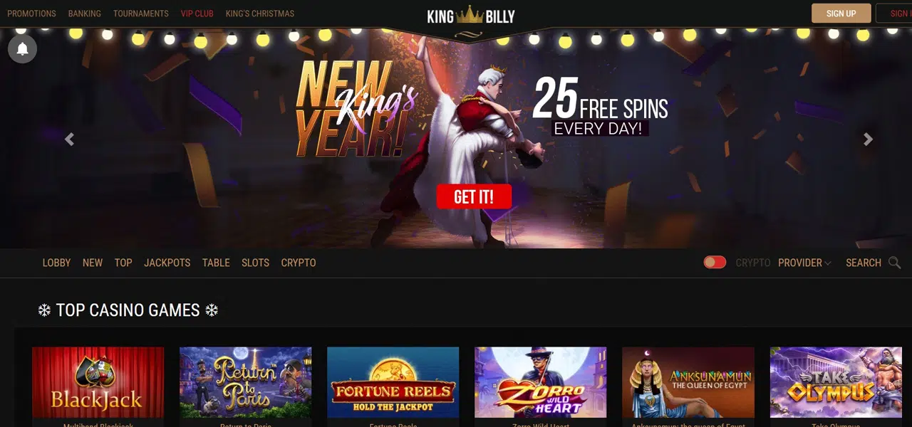 king billy casino