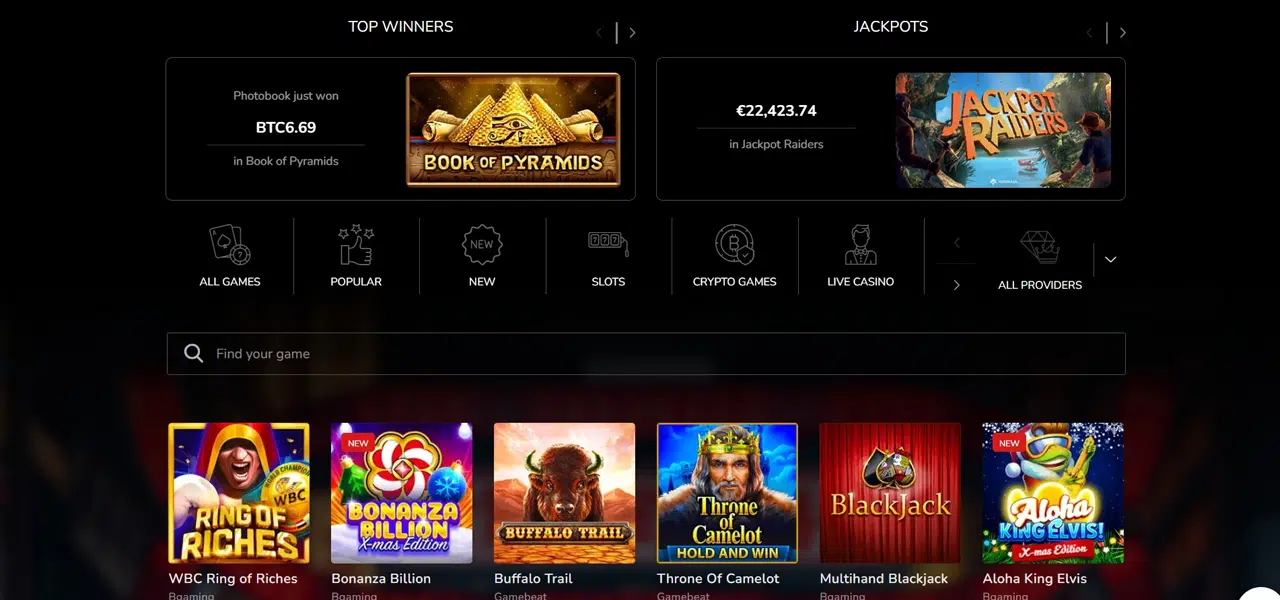 oshi casino free spins