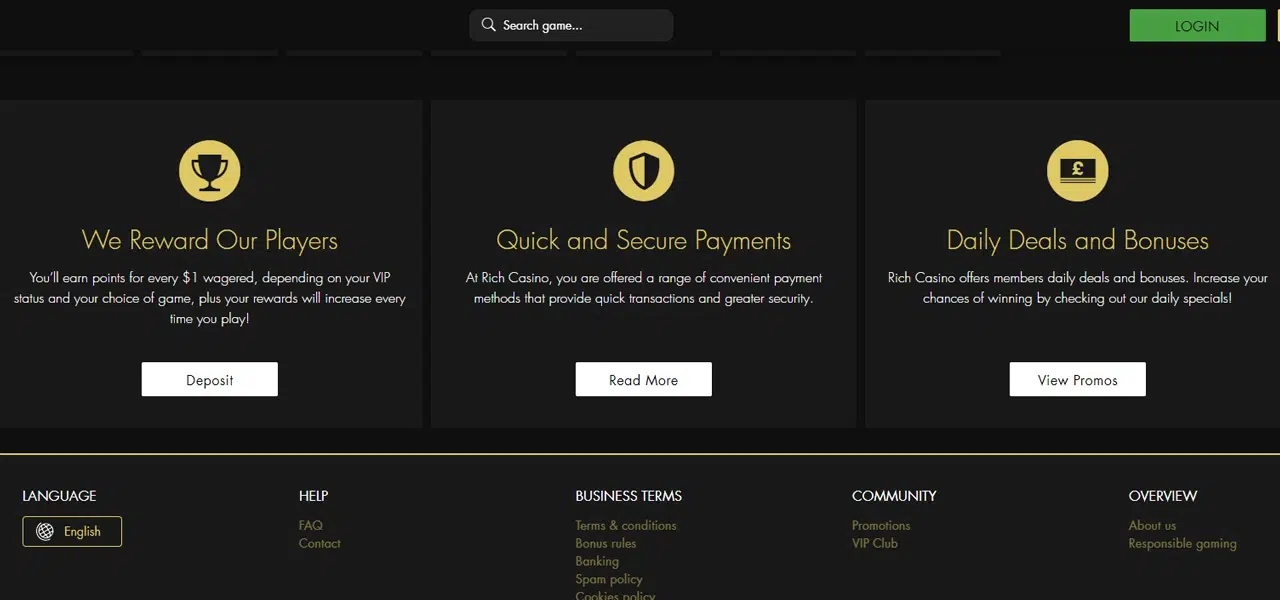 rich casino review