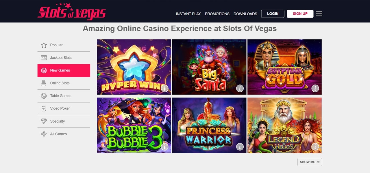 slots of vegas casino