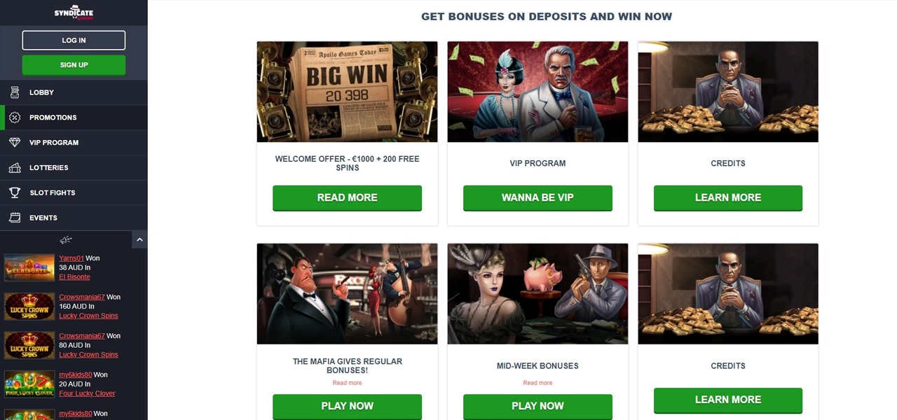 syndicate casino review