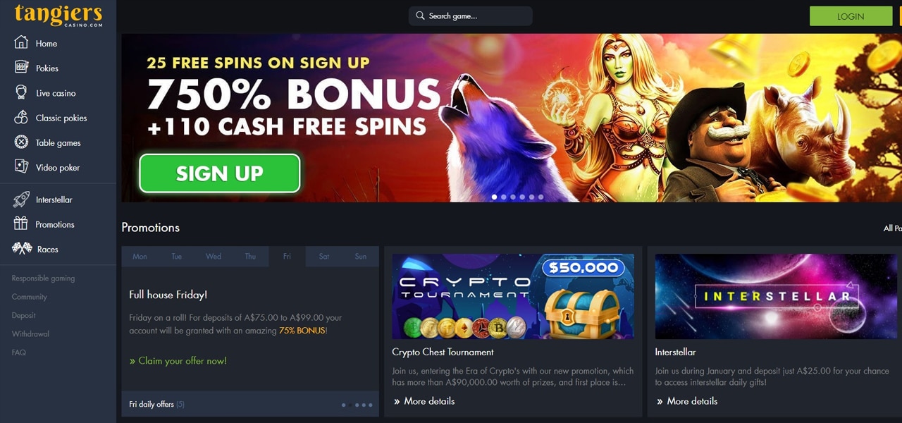 tangiers online casino