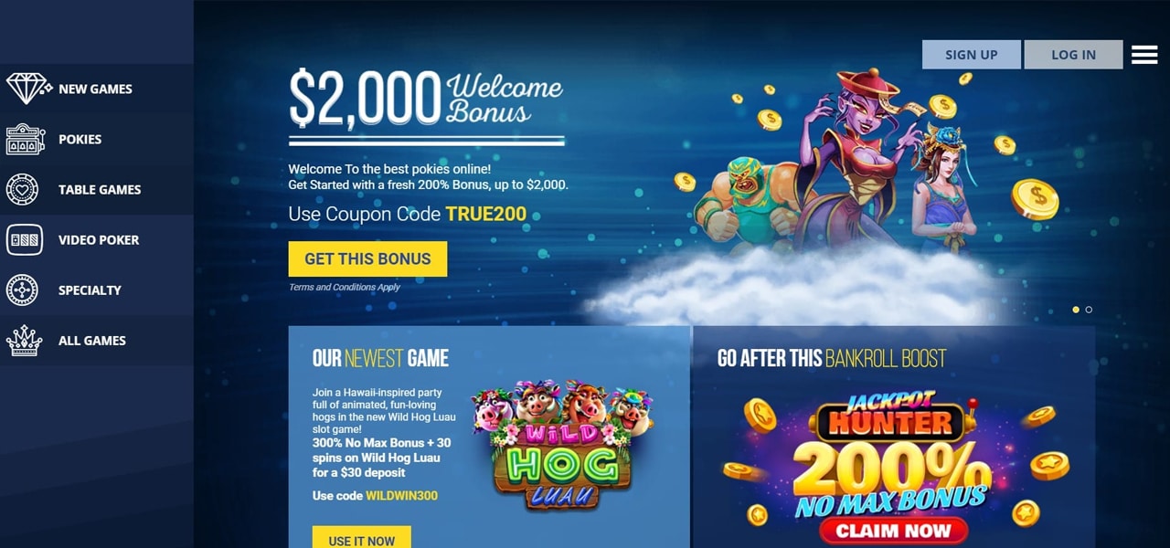 true blue online casino