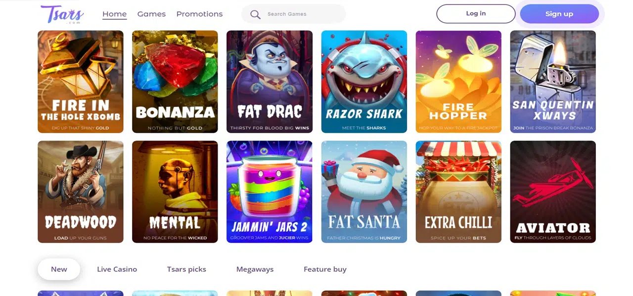 tsars casino no deposit bonus