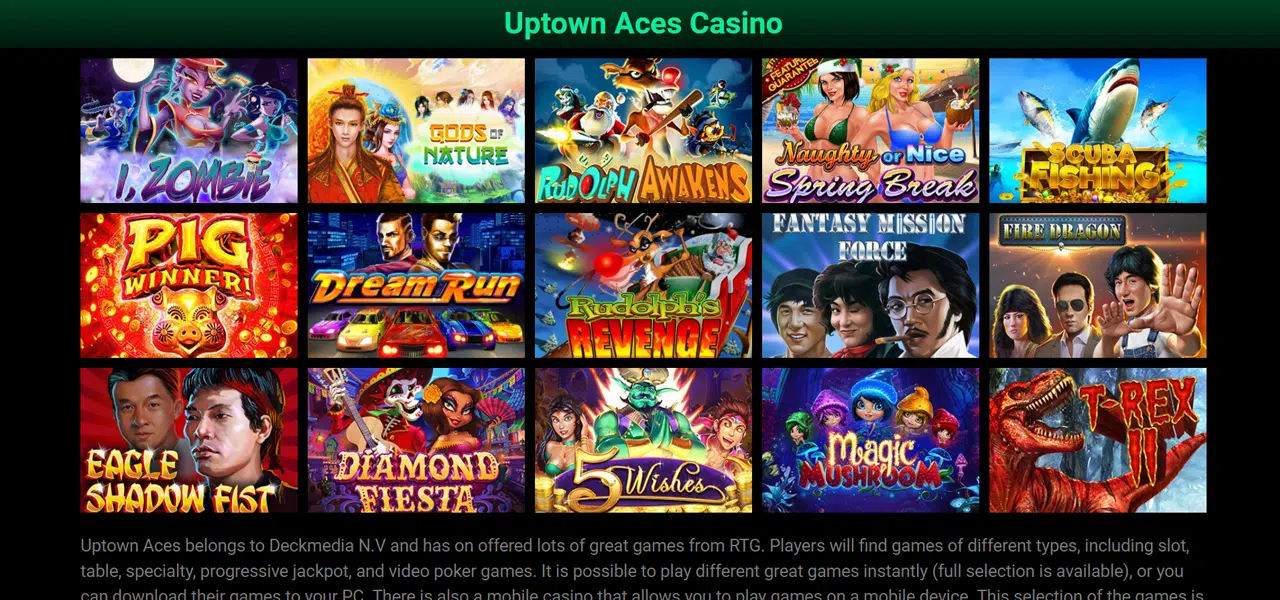 uptown aces no deposit bonus