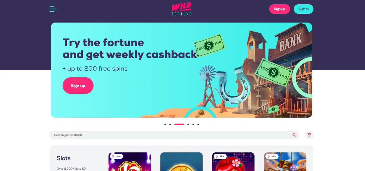 wild fortune casino