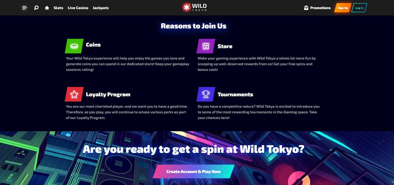 wild tokyo casino review