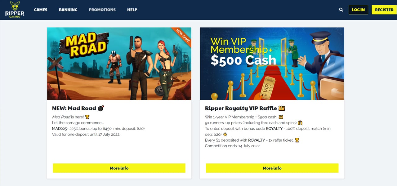 Ripper Casino Review 2024 & No Deposit Bonus Codes