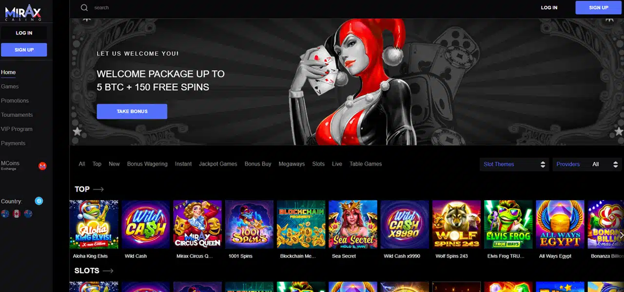 Mirax casino