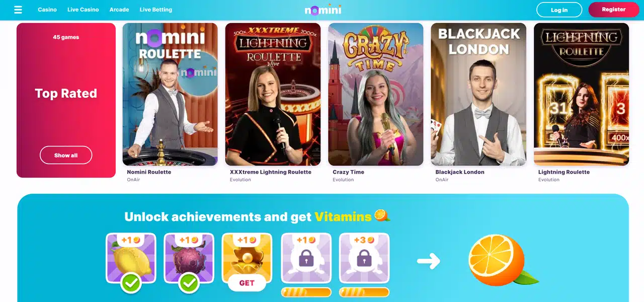 nomini casino no deposit bonus