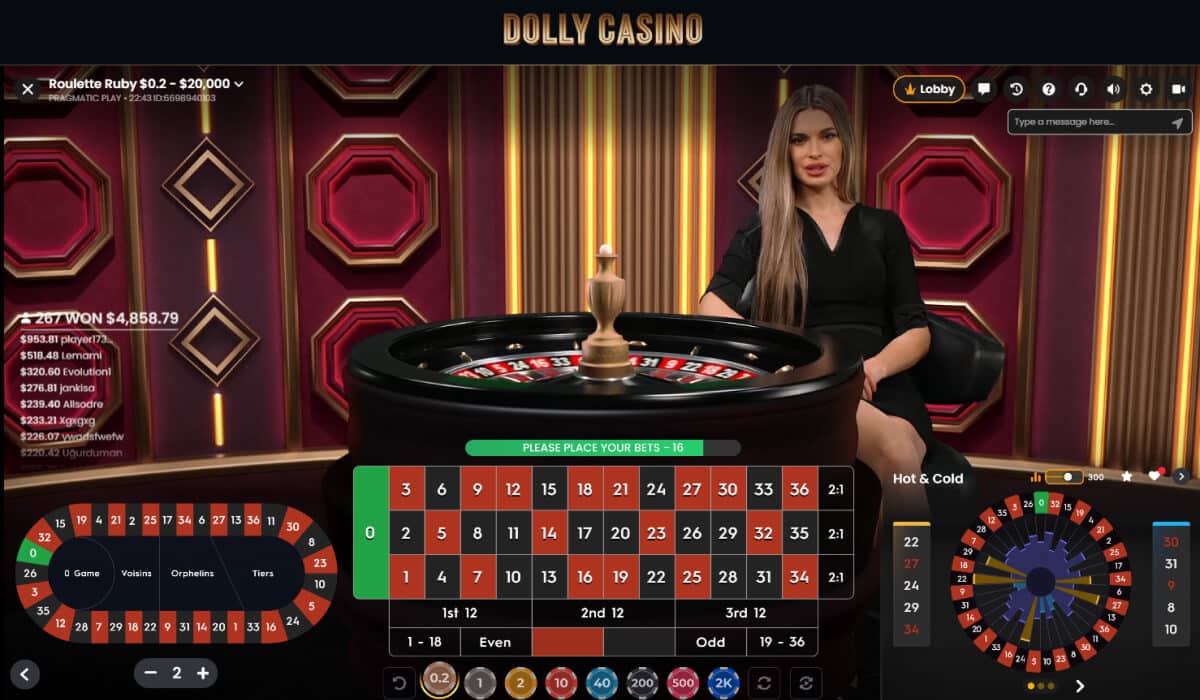 Dolly Casino Live Dealer