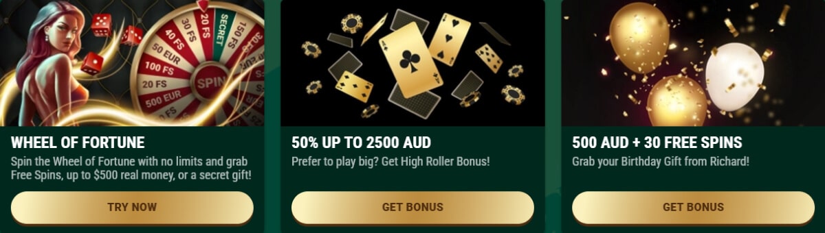 Richard Casino Bonuses